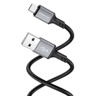 Кабель силиконовый для зарядки и передачи данных USB Type-A - Micro-USB 1 м BOROFONE BX83 Famous 2.4A Черный