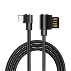 Кабель Hoco U37 Long Roam MicroUSB (L Shape) Чорний 1.2m