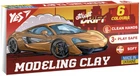 Пластилін YES Drift King 6 кольорів 120 г (540654) (4823095406542)