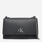 Сумка крос-боді через плече жіноча маленька Calvin Klein Jeans K60K612233-BEH Чорна (8721107058894)