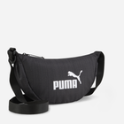 Спортивна сумка крос-боді через плече тканинна Puma Base Half Moon Bag 09134701 Чорна (4067983510151)