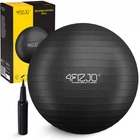Мяч для фитнеса (фитбол) 4FIZJO 55 см Anti-Burst Black (P-5907739316257)