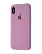 Чехол Premium Silicone Case Full для iPhone X/Xs black currant