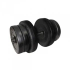 Гантель наборная композитная в пластиковой оболочке Rock pro 25,5 кг NE-PL-G-025