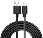 Kabel Winner Group USB-A - Micro USB z przedłużonym złączem 1 m Black (8591194083990)