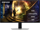 Монитор 27" Samsung Odyssey OLED G6 (LS27DG612SIXCI) Quantum Dot OLED QHD (2K) / 240Hz / 0.3 ms / 10-Bit / 99% DCI-P3 / G-Sync Compatible / FreeSync Premium Pro / DisplayHDR True Black 400