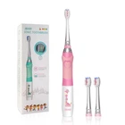 Електрична звукова зубна щітка Seago SG977 Sonic дитяча Рожева