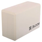 Блок для йоги кирпич опорный для йоги Bloom Yoga Brick 7040 размер 22.9x10x15см White