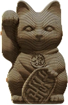 3D пазл-конструктор Cartonic 3D Puzzle Lucky cat Картонный (CARTLUCK)