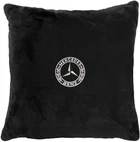 Подушка декоративна Evatech Mercedes-Benz Чорна з вишивкою 35х35 см (MPCSSBV017)
