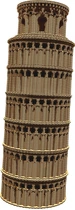 Картонний 3D пазл-конструктор Cartonic 3D Puzzle Leaning Tower of Pisa (CARTPISA)