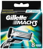 Змінні касети для гоління Gillette Mach3 8 шт.