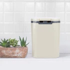 Мусорное ведро настольное с крышкой MVM BIN-06 2L BEIGE