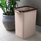 Відро для сміття без кришки MVM BIN-02 12L BEIGE