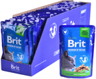 Вологий корм Brit premium для стерилізованих котів з куркою 100 г