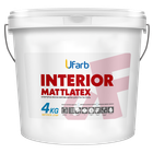 Интерьерная акриловая краска UFarb INTERIOR Mattlatex, 4 кг