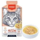 Влажный корм для кошек Wanpy Meat Broths Salmon & Tuna суп с лососем и тунцом 50 г