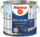 Антикорозійна емаль Alpina Direkt auf Rost RAL9006 2.5 л Срібна (537331)