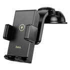 Автомобильный держатель Hoco HW22 с беспроводной зарядкой 15W на панель Black