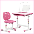 Комплект Evo-kids (стілець+стіл+полиця+лампа) Evo-17 PN Ergo (арт. Evo-17 PN Ergo) Рожевий