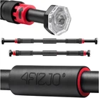 Турник раздвижной 4FIZJO 66-100 см Black/Red (P-5907739310385)