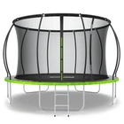 Батут Zipro Jump Pro Premium з внутрішньої сіткою 12 футів 374 см чорно-зелений