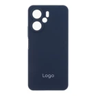Чохол Liquid Silicone (AA) Full Camera для Xiaomi Redmi 13C/Poco C65 Колір 08.Dark Blue