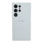 Чохол Liquid Silicone (AA) Full Camera для Samsung Galaxy S24 Ultra 5G (S928) Колір 09.White