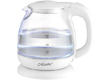 Електрочайник Maestro MR-055-White (MR-055-WHITE) внутрішнє підсвічування, білий, 1,0 л