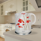 Электрочайник Maestro MR-066-Red Flowers (MR-066-RED-FLOWERS) 1,5 л, керамика