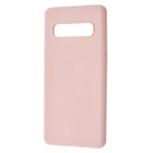 Чехол силиконовый VVave Premium Colorful Silicone Case (TPU) для Samsung Galaxy S10 (G973F) pink sand