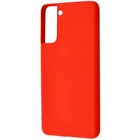 Чохол силіконовий VVave Premium Colorful Silicone Case (TPU) для Samsung Galaxy S21 Plus (G996B) red