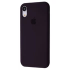 Чехол силиконовый Elegant Premium Stylish Case Silicone Case Full для Apple iPhone Xr elderberry