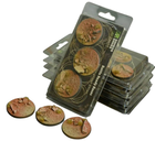 Podstawki pod figurki Gamers Grass Bases Round - Badlands 50 mm 3 szt (0738956788825)