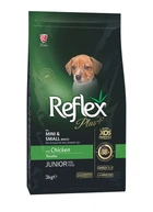 Повноцінний та збалансований сухий корм для цуценят малих порід Reflex Plus з куркою