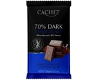 Шоколад Cachet Dark экстра черный 70% какао 300 г