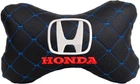 Подушка на підголовник EVAtech ECO 27 х 16 см Honda Чорна з синьою ниткою (SPCRBLV060)