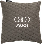Подушка EVAtech 30 х 30 см Audi Сіра з сірою ниткою (SPSALMRGGV095)