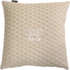 Подушка EVAtech 40 х 40 см Audi Бежева з бежевою ниткою (SPBALMRIIV095)