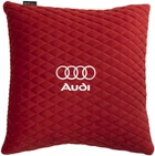 Подушка EVAtech 40 х 40 см Audi Красная с красной нитью (SPBALMRRRRV095)