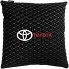 Подушка EVAtech 40 х 40 см Toyota Чорна з білою ниткою (SPBALMRBWV031)