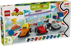 Конструктор LEGO DUPLO Town Автомобили для гонок и пилоты команд Формулы-1 70 деталей (10445)
