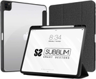 Etui z klapką SUBBLIM Clear Shock Case do Apple iPad Pro 11" Black (SUBCST-5SC400)