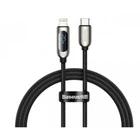 Кабель 1м.Type-C to Lightning Display Fast-Charging 20W Black, Baseus для зарядки та передачі даних (CATLSK-01)