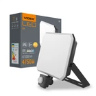 LED прожектор VIDEX F3 50W 5000K с датчиком движения 220V Black (VLE-F3-0505B-S) 27718