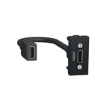 Розетка HDMI Schneider Electric Unica New 1 модуль антрацит NU343054