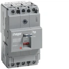 Автоматический выключатель Hager x160, In=80А, 3п, 18kA (HDA080L)