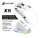 Ігрова бездротова миша Attack Shark X11 White