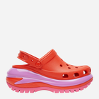 Chodaki damskie na platformie Crocs Mega Crush 207988-84J 39-40 (M7/W9) 25 cm Czerwone