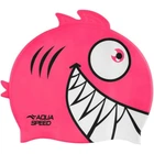 Шапка для плавания ZOO Pirana 9698 Aqua Speed 246-03 пиранья, розовый, OSFM